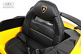 Детский электромобиль RiverToys K888PX (жёлтый) Lamborghini, фото 4