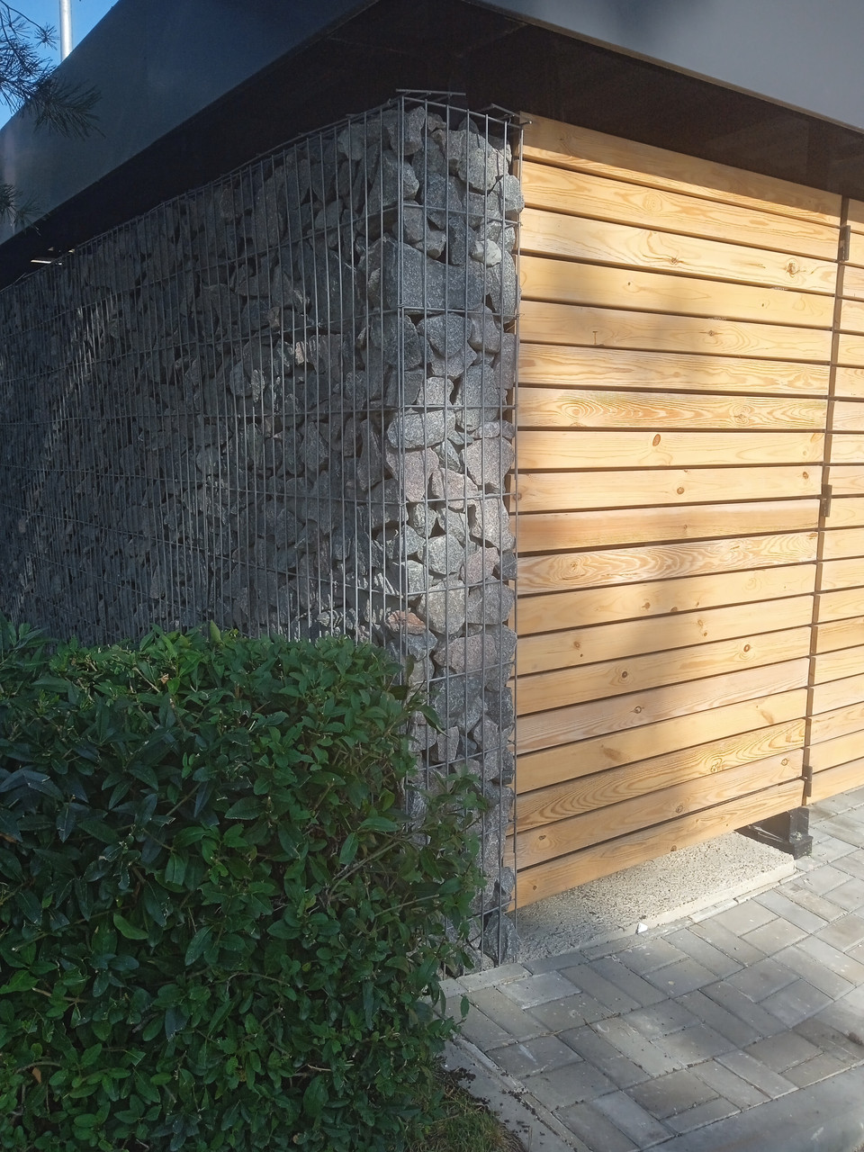 Проект хозблока из рейки.