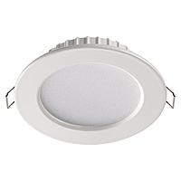 358029 NT19 136 белый Встраиваемый светильник IP20 LED 4100К 10W 220V LUNA