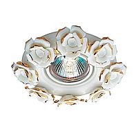 369871 NT14 255 белый/золото Встраиваемый светильник IP20 GX5.3 50W 12V FARFOR