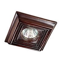 370091 NT15 242 темное дерево Встраиваемый светильник IP20 GX5.3 50W 12V PATTERN