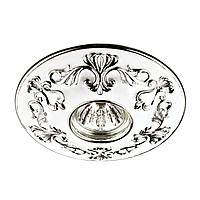 370216 NT16 239 белый/хром Встраиваемый декоративный светильник IP20 GX5.3 50W 12V PATTERN