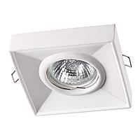 370493 NT19 075 белый Встраиваемый светильник IP20 GU10 50W 220V YESO