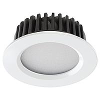 357907 NT19 158 белый Встраиваемый светильник IP44 LED 4000K 10W 100-265V DRUM