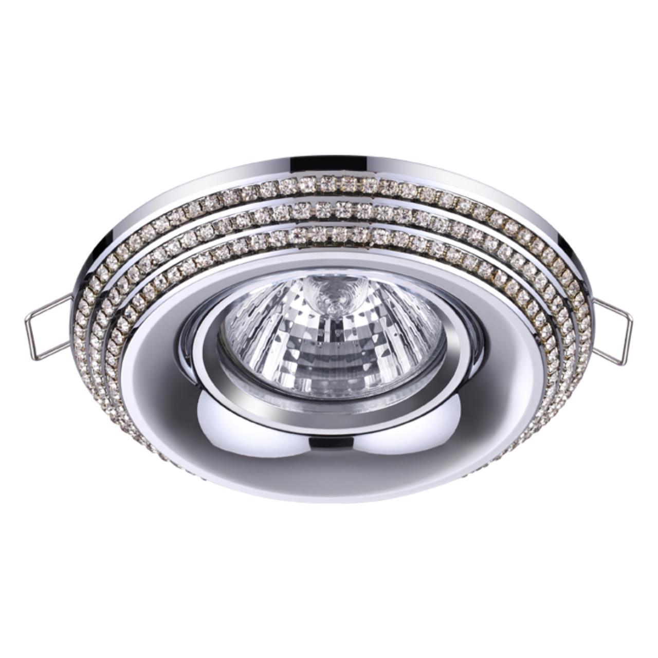 370437 NT19 000 хром Встраиваемый светильник IP20 GU10 50W 220V LILAC