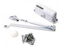 Доводчик дверной NOTEDO DC-060 WHITE до 80 кг белый (10)
