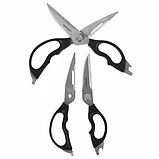 Ножницы разборные кухонные DASWERK зазубренные с открывашками, 230 мм, фото 5