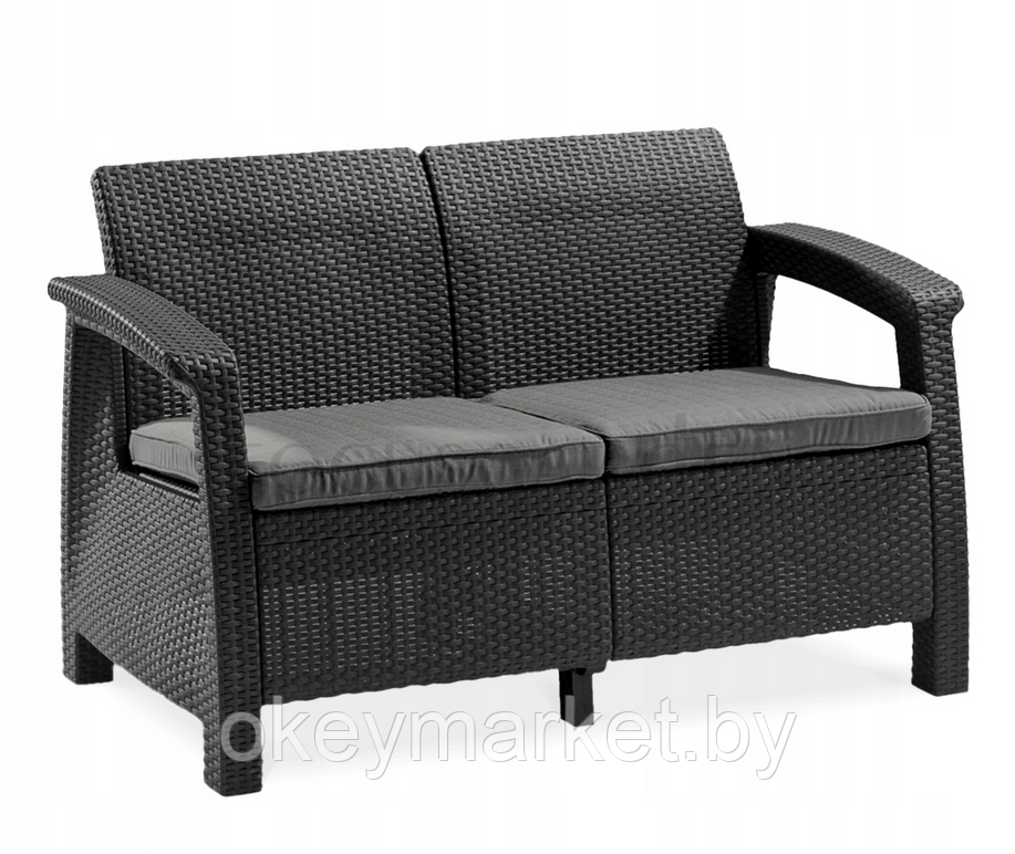 Диван Keter Корфу сет (Corfu set) графит