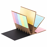 Закладки клейкие в книжке BRAUBERG PASTEL 200 штук: 50х15 мм 5цв. х 25 листов, 50х75 мм 3 цв. х 25 листов, фото 2