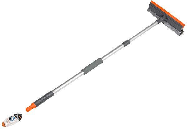 Скребок для мытья окон 25см с телескопической ручкой 75-120см