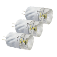 Лампа светодиодная FLL-G 2W 6500К G4 блистер (3 шт) EKF Simple