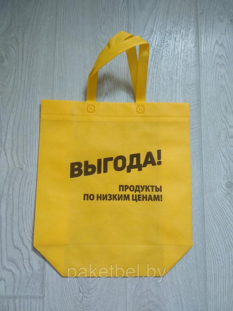 Сумка из спанбела с логотипом, от 1000 шт. (флексопечать)