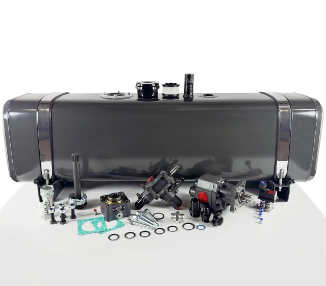 Гидравлика на Даф, Ивеко, МАН, c КПП ZF (закабинный стальной бак), фото 1