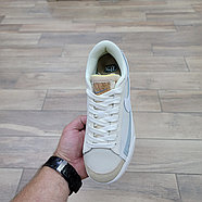 Кроссовки Nike Blazer Platform Low White Beige, фото 3
