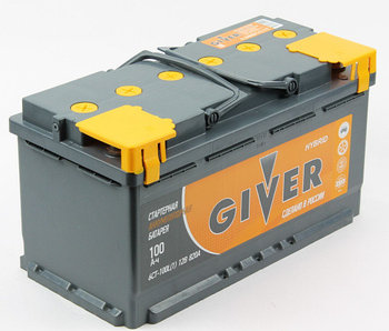 Аккумулятор GIVER HYBRID 6CT -100.0 Обратная полярность пусковой ток 820А (АКБ)