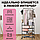 Вешалка напольная металлическая с крючками New simple floor Clothes Rack. Размер 152*29,5*60см, фото 5