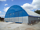 Ангар тентовый 15,0х60,0 м. СРДУП "ВЫДРЕЯ", Витебское отделение БЕЛ ЖД, Лиозненский район, фото 2