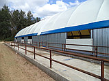 Ангар тентовый 15,0х60,0 м. СРДУП "ВЫДРЕЯ", Витебское отделение БЕЛ ЖД, Лиозненский район, фото 7
