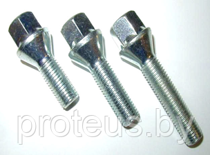 Болт колесный. Длина резьбы:30mm. Общая длина:58mm. M12x1.25