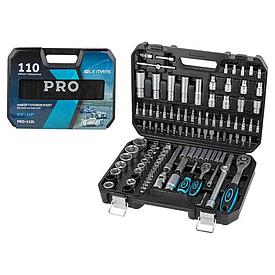 Набор головок и бит 110пр. 1/4", 1/2" PRO STARTUL LE MANS (PRO-110L)