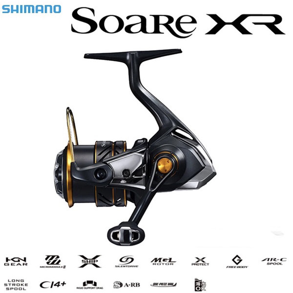 SHIMANO - 美品　SoaRe XR C2000SSPG Spinning Reel 21 SOARE XR C2000SSPG Gear Ratio 4.6:1 Fishing