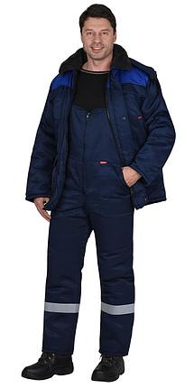 Костюм СИРИУС-ПРОФЕССИОНАЛ куртка, п/к синий с васильком, фото 2