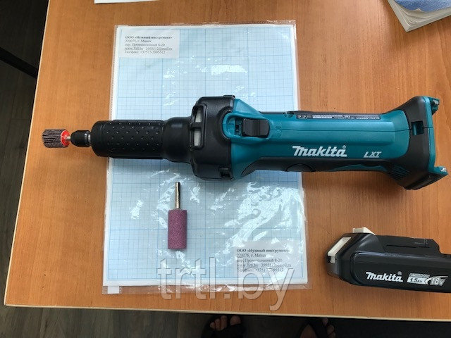Шлифмашина прямая аккумуляторная MAKITA LXT DGD 800 Z (18В, БЕЗ АККУМУЛЯТОРА) код 1.18176