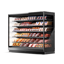 Вертикальная витрина Dazzl Vega SG 080 H210 125 +1…+7 (с боковинами)
