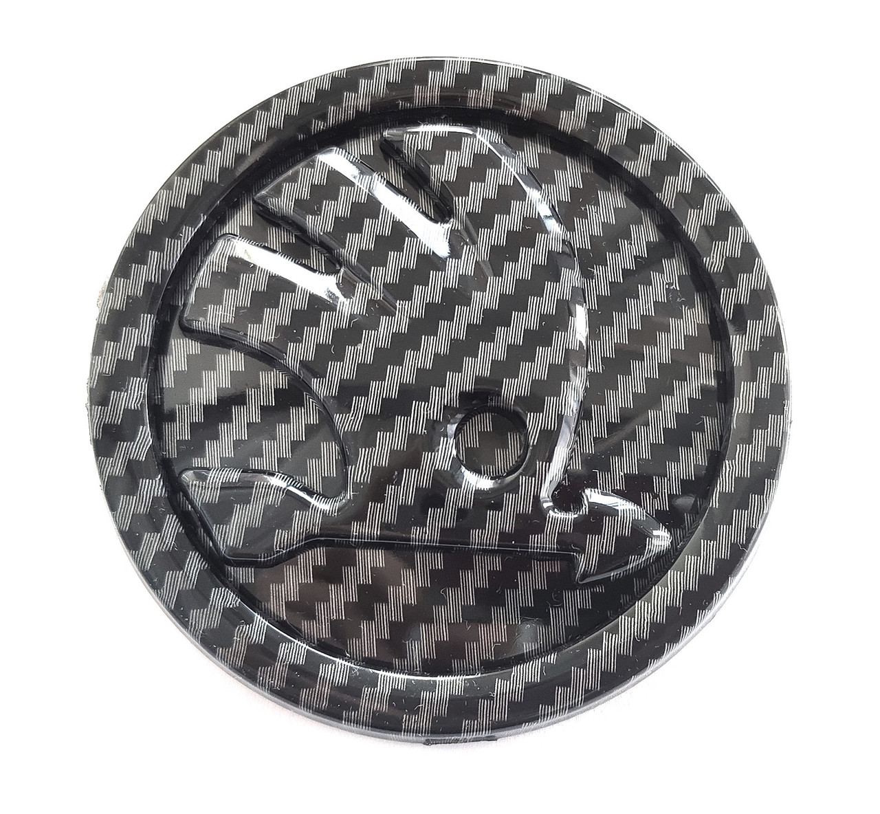 Эмблема SKODA 80 мм карбон/карбон 5JD853621A CB