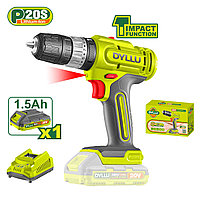 Дрель-шуруповерт ударная аккумуляторная DYLLU DTCDP521