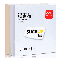 Бумага для заметок "Stick Up", 76x76 мм, 300 листов, ассорти