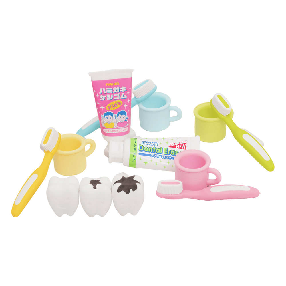 Ластик "IWAKO Teeth & Toothpaste", 1 шт