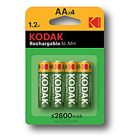 Аккумуляторные батареи Kodak Ni-Mh, 2600мА/ч, 1.2 V, 4 штуки
