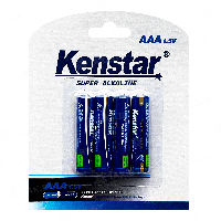 Батарейки алкалиновые "KenStar LR03/AAA BL-4", 4 шт, щелочные