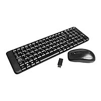 Клавиатура + мышь Logitech "MK220", беспроводная, черный