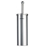 Ерш для туалета "Ksitex T-101S", настенный, с подставкой, серебристый