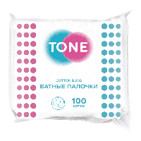 Ватные палочки TONE, 100 шт/уп