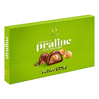 Конфеты шоколадные "O`Zera Praline Hazelnut", с ореховой начинкой и цельным фундуком, в молочном шоколаде, 190