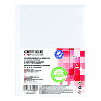 Файл (папка-карман) "Office products", A4, 100 шт, 30 мкм, прозрачный
