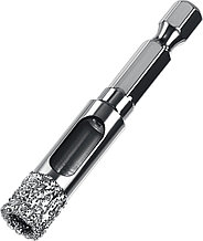 ЗУБР АВК, d 10 мм, (HEX 1/4″, 15 мм кромка), вакуумное алмазное трубчатое сверло, Профессионал (29865-10)