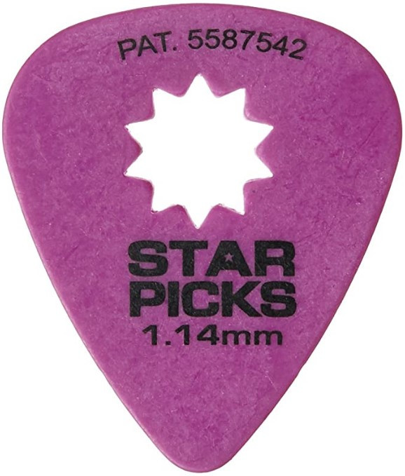 Everly 30026 Star Pick Медиаторы толщина 1.14мм