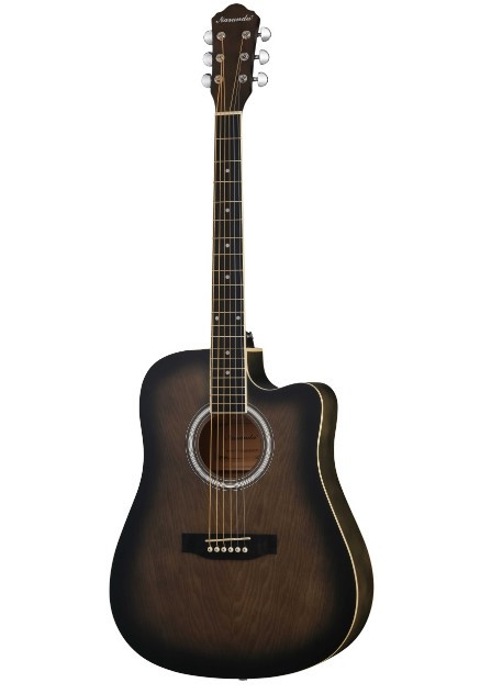 Naranda HS-4140-TBS Акустическая гитара, с вырезом, коричневый санберст