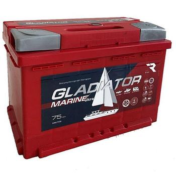 Аккумулятор GLADIATOR Marine Ultra 75 R (278*175*190).