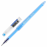 Ручка гелевая BRAUBERG "EXTRA", СИНЯЯ, корпус прозрачный, узел 0,5 мм, линия 0,35 мм, 143902, фото 2