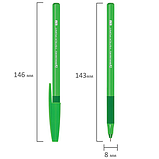 Ручка шариковая с грипом BRAUBERG "i-STICK POINT NEON", СИНЯЯ, корпус ассорти, игольчатый узел 0,7 мм, фото 8