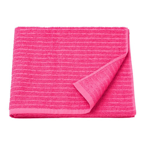 IKEA/  ВОГШЕН банное полотенце, ярко-розовый, 70x140 см