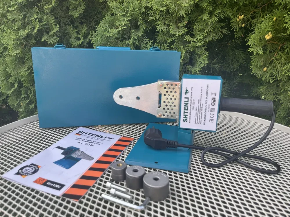 Паяльник для полипропиленовых труб Shtenli WM1000