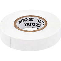 Изолента ПВХ белая 15мм х 20м х 0,13мм "Yato" YT-81596