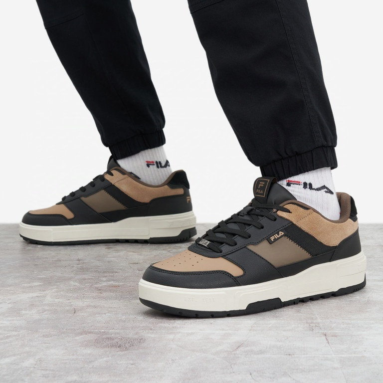 Кроссовки мужские FILA FX-1000 LOW M черный/коричневый 129866-BF