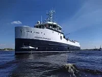 Завершено строительство головного краболовного судна Сергей Приходько